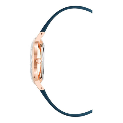 Blue Plastic Dress Watch