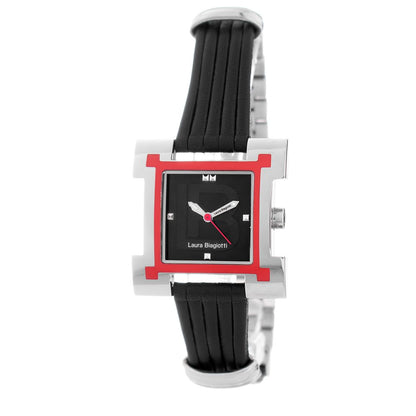 Black Leather Lining Dress Watch
