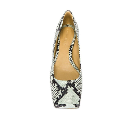 Bicolor Calfskin Ballet Flats