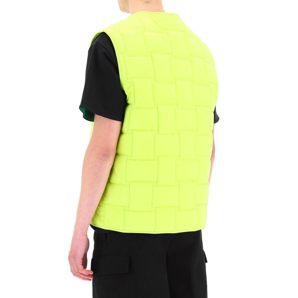 Bicolor Polyamide Sleveless Jacket