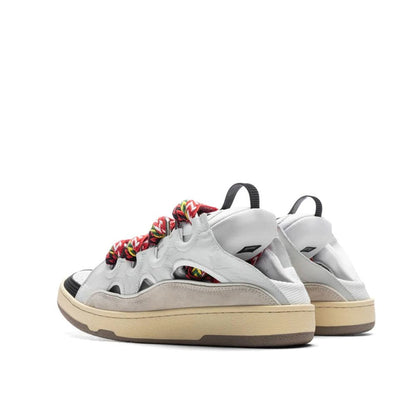 White Calfskin Chunky Sneakers