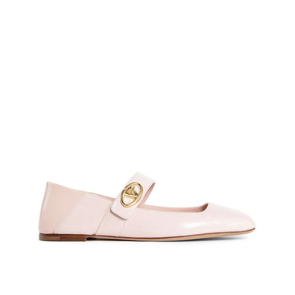 Multicolor Lamb Leather Ballet Flats