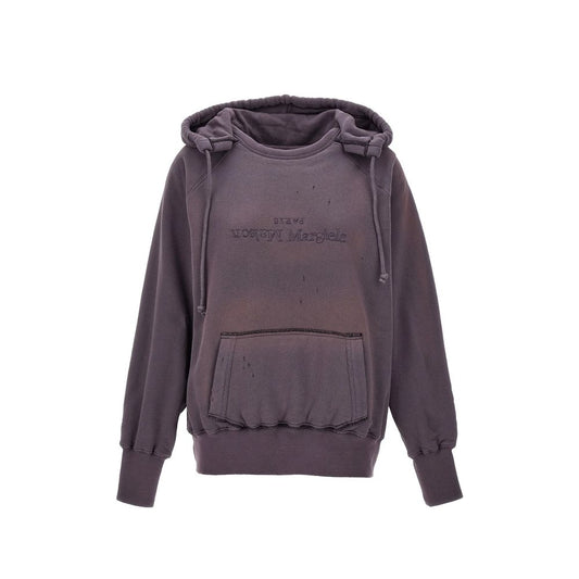 Purple Cotton Sweatshirt