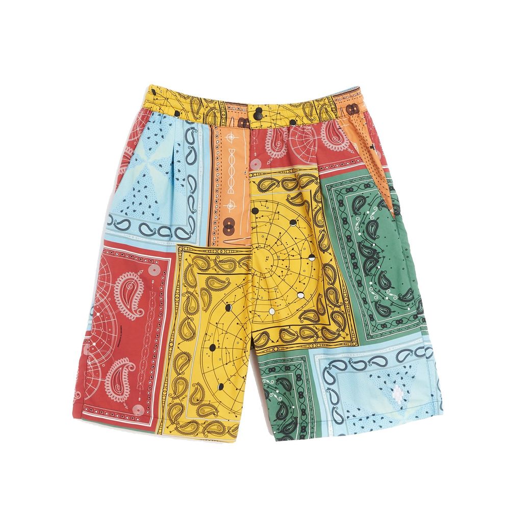 Bicolor Polyamide Shorts