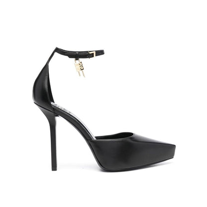 Black Calfskin Pumps
