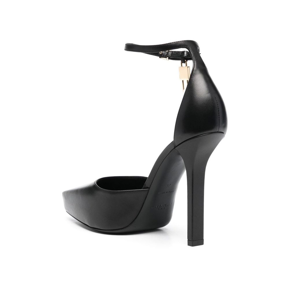 Black Calfskin Pumps
