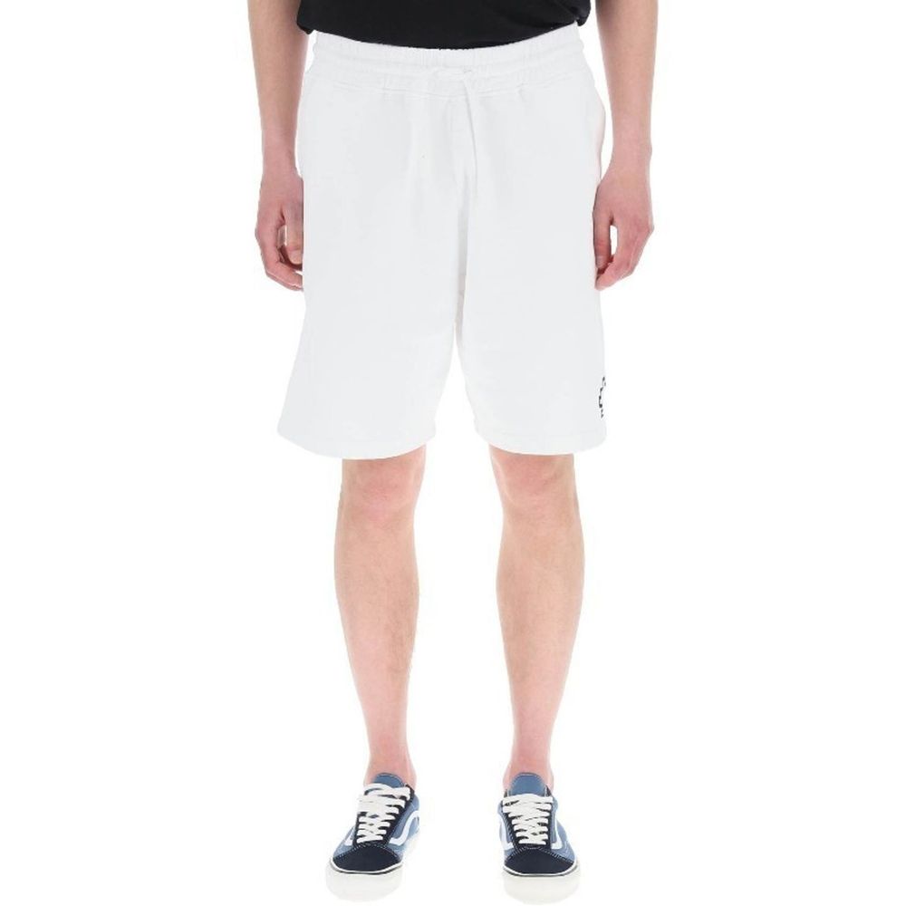 White Cotton Shorts