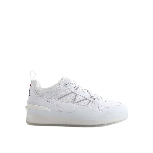 White Calfskin Athletic Sneakers