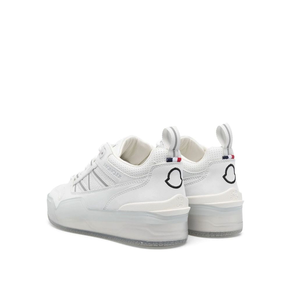 White Calfskin Athletic Sneakers