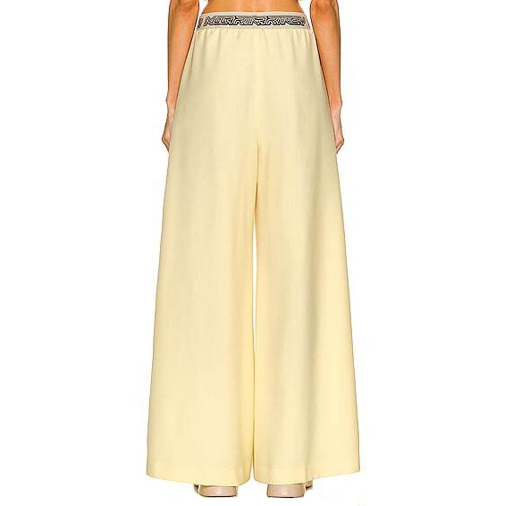Bicolor Wool Casual Pants