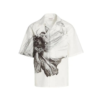 White Cotton Shortsleeve Shirt