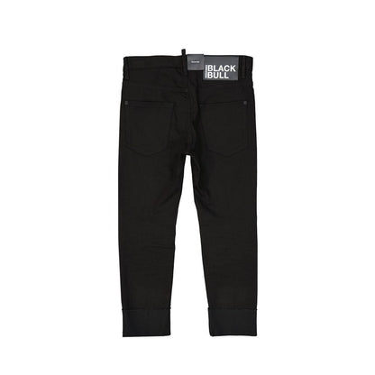 Black Cotton Jeans Denim