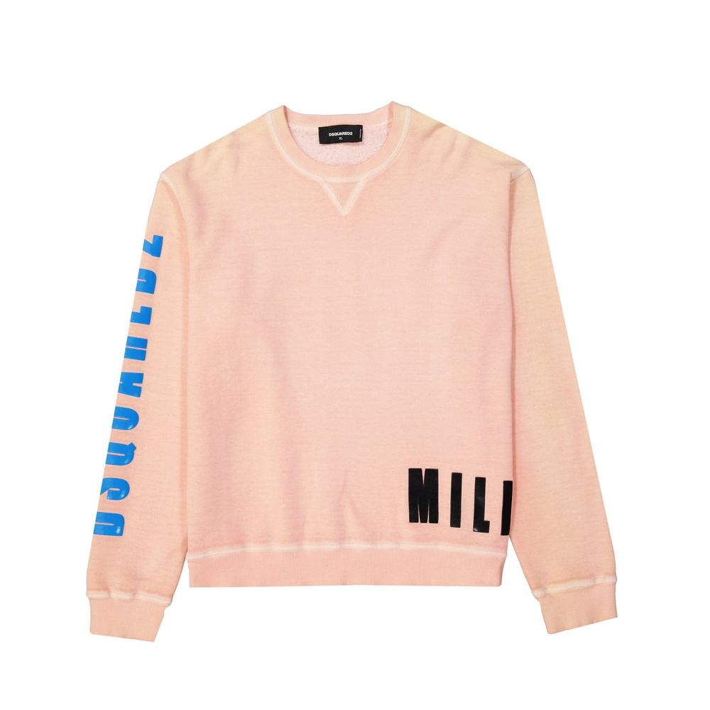 Orange Cotton Sweatshirt