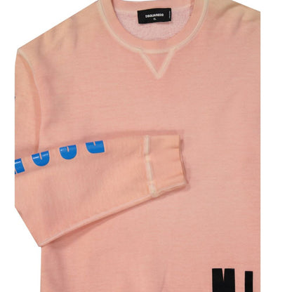 Orange Cotton Sweatshirt