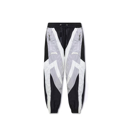 Black Polyester Joggers (Workout Pants)