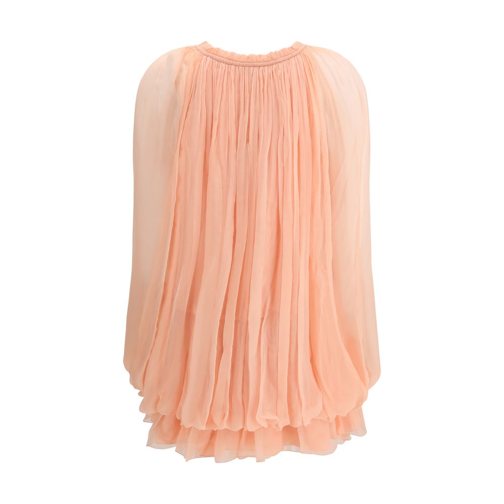 Multicolor Silk Casual Dress