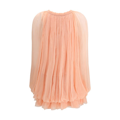 Multicolor Silk Casual Dress
