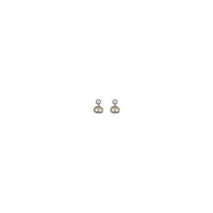 Gold Brass Earrings