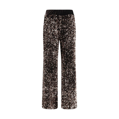 Multicolor Polyamide Casual Pants