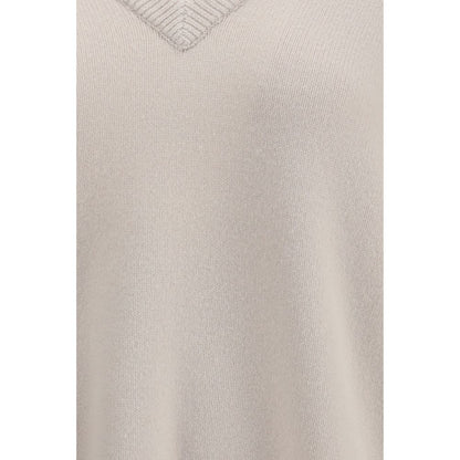 Beige Cashmere Sweater