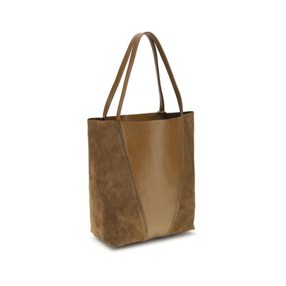 Beige Calf Leather Bos Taurus Shoulder Bag