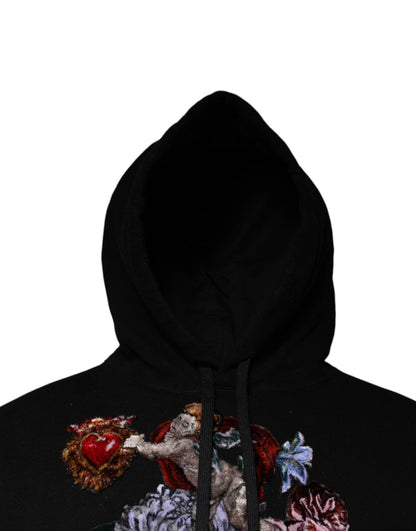 Black Paradiso Hooded Men Sweatshirt Sweater