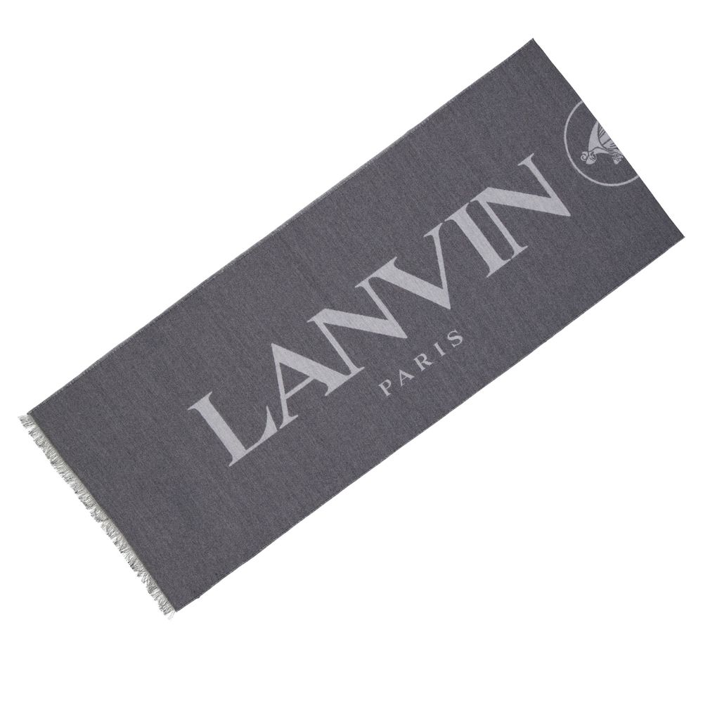 Gray Silk Scarf