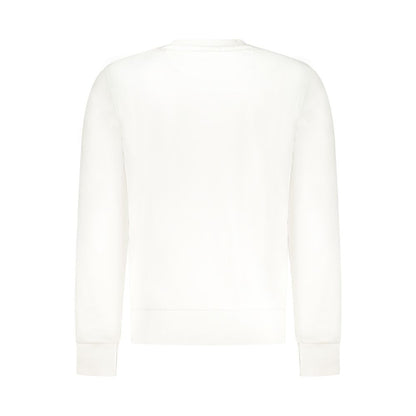 White Cotton Men's Sweatshirt