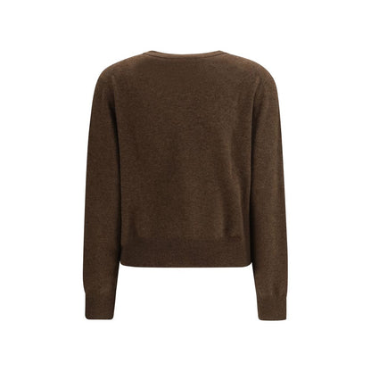 Brown Fleece Wool Sweatshirt