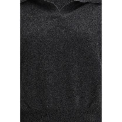 Gray Cashmere Sweatshirt