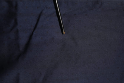 Navy Blue Straight Chino Mid Waist Pants