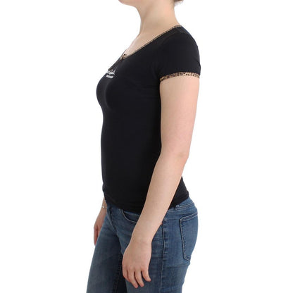 Black Elastane Top