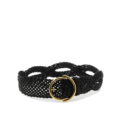 Black Leather Regular Belt