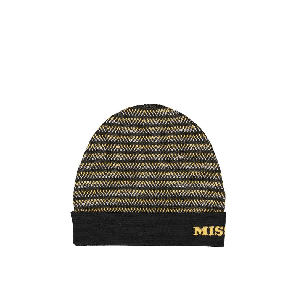 Black Wool Beanie