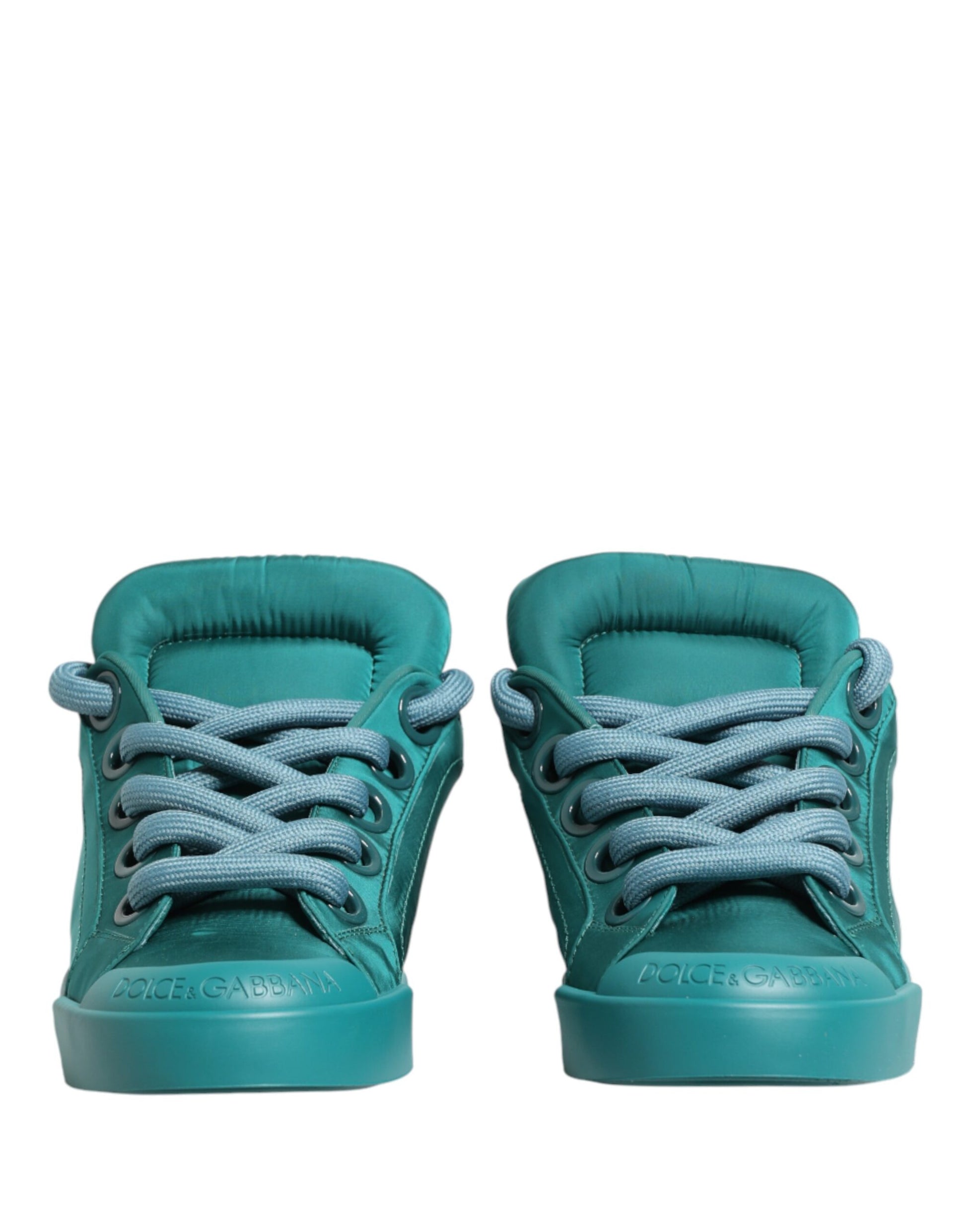 Teal Portofino Men Low Top Sneakers Shoes