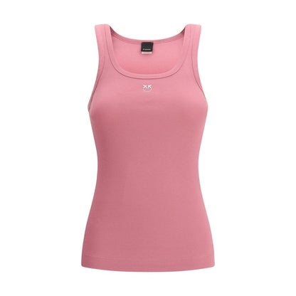 Multicolor Cotton Sleeveles T-Shirt