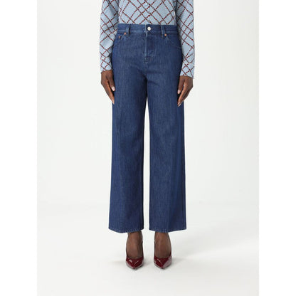 Blue Cotton Jeans Denim