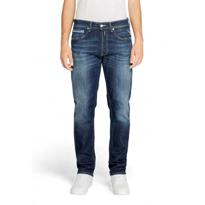 Blue Cotton Jeans Denim