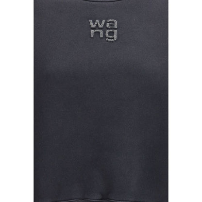 Black Cotton Sweatshirt