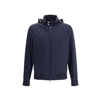 Blue Polyamide Shell Jacket