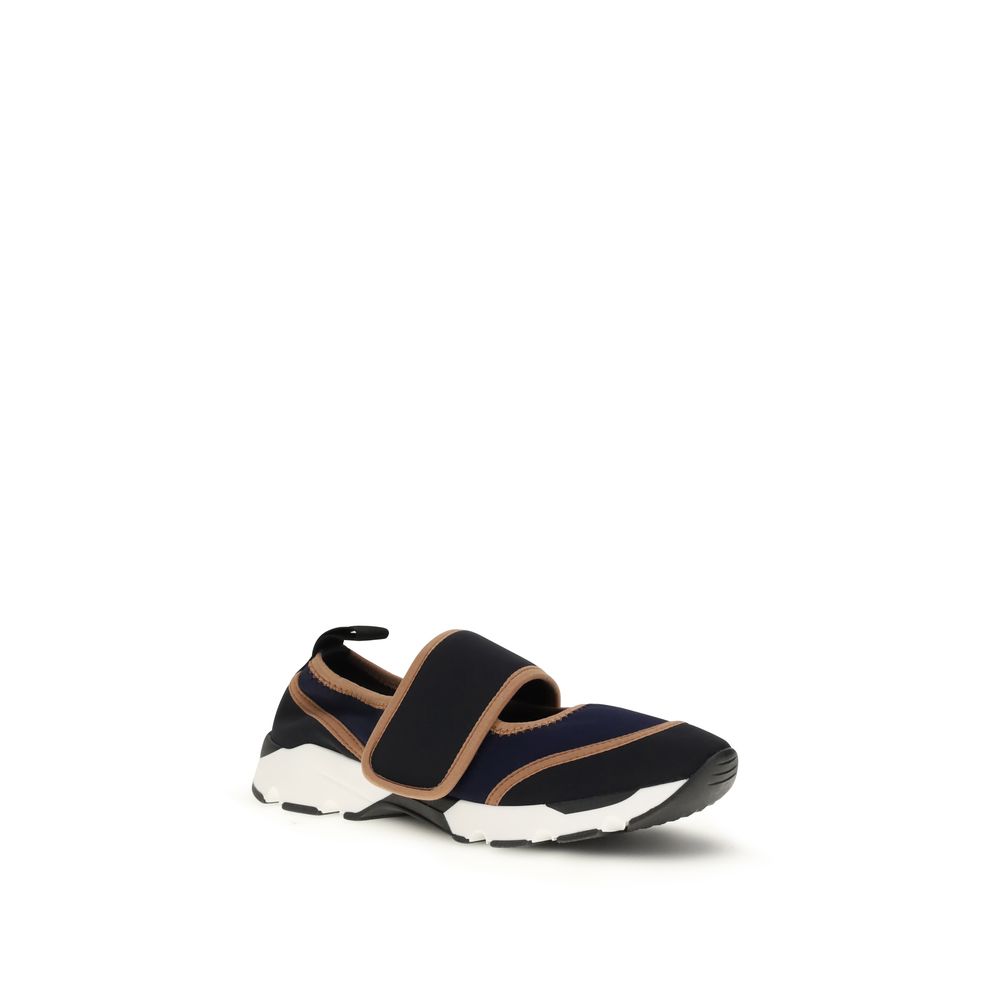 Multicolor Polyamide Athletic Sneakers