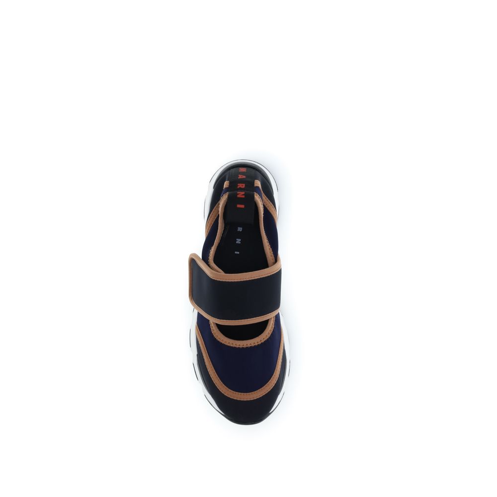 Multicolor Polyamide Athletic Sneakers