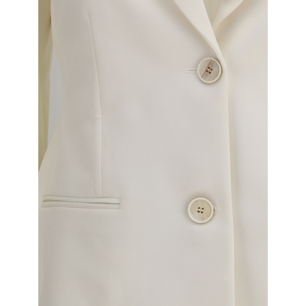 White Wool Blazer