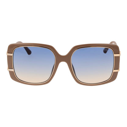 Brown Metal & Plastic Sunglasses