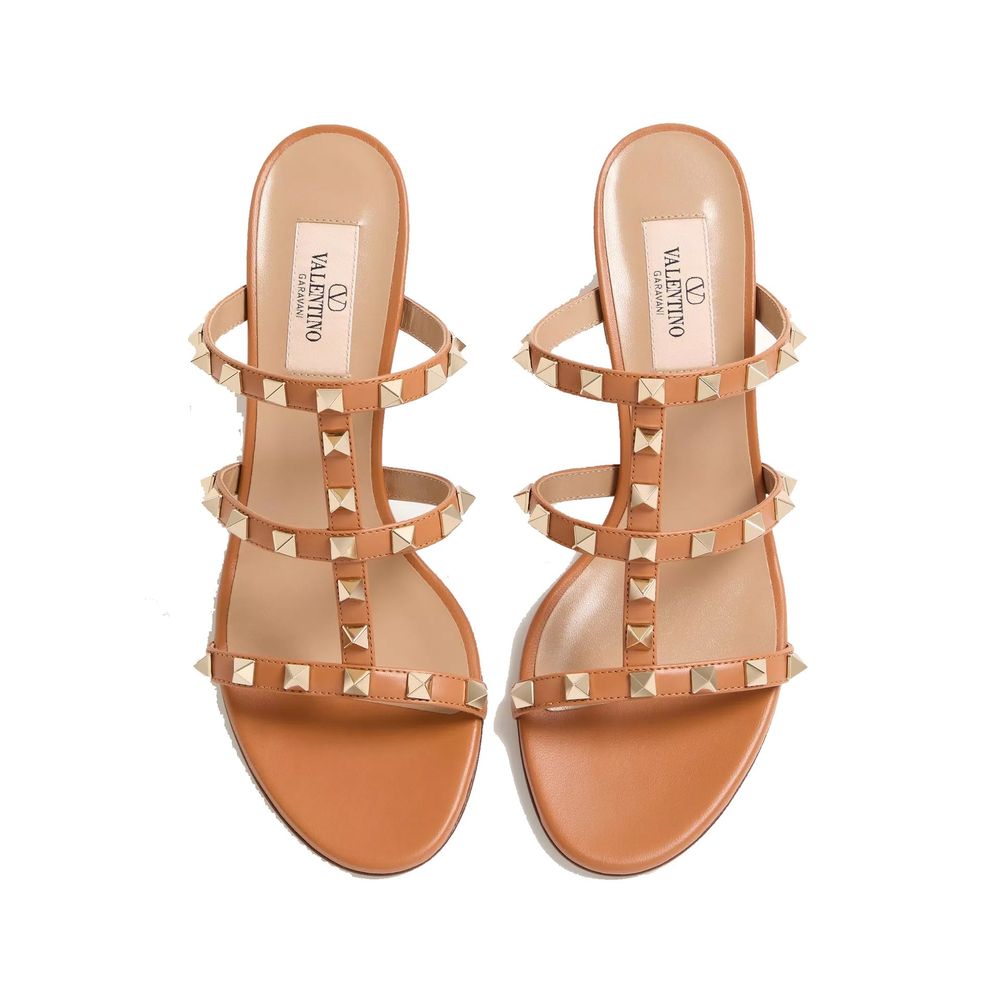 Brown Calfskin Mules