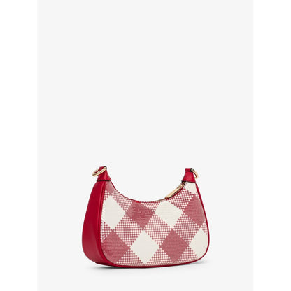 Multicolor Canvas Shoulder Bag