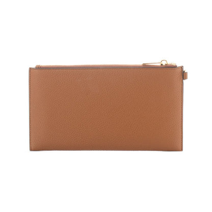 Black Leather Clutch Bag