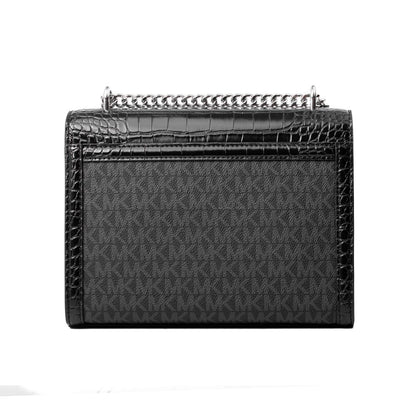 Black Canvas Crossbody Bag