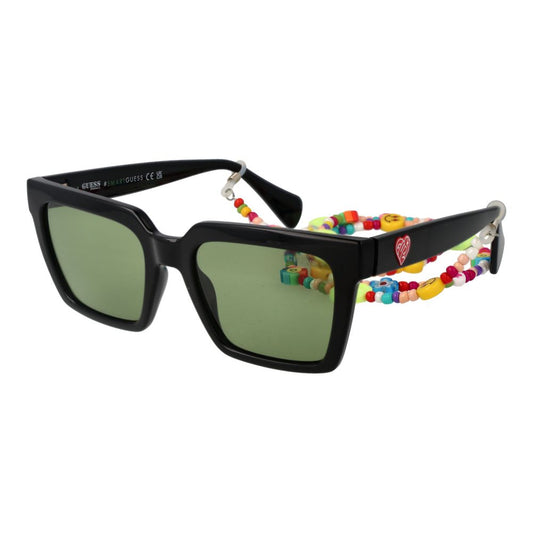 Black Stainless Steel Sunglasses
