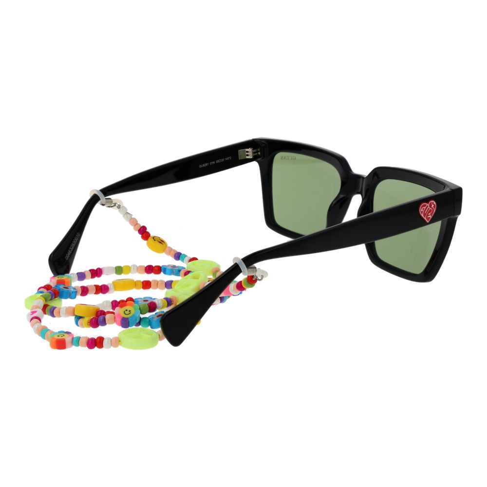Black Stainless Steel Sunglasses